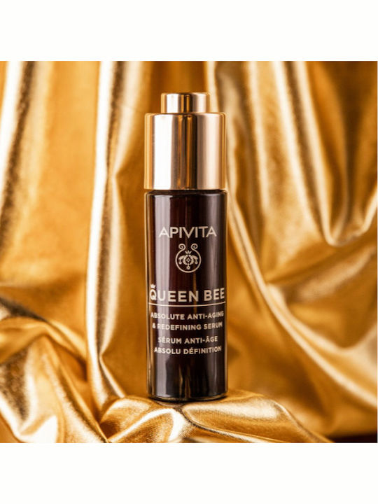 Queen Bee Absolute Anti-ageing Serum 30ml Anti-ageing Light Texture Cream 15ml Eye Cream 5ml & Pouch