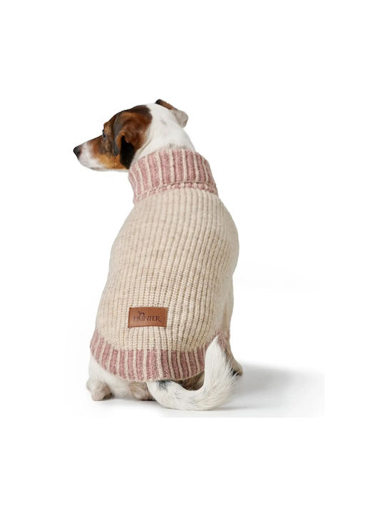 Hunter Dog Sweater Set with Hat Odense 35cm Pink