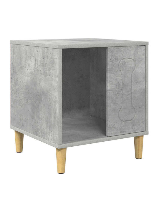 vidaXL Κρεβάτι Σκύλου Σπιτάκι Γκρι 49x44εκ.