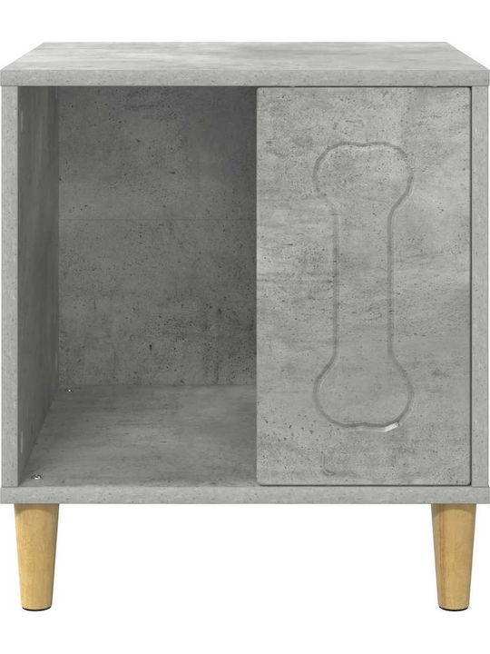 vidaXL Κρεβάτι Σκύλου Σπιτάκι Γκρι 49x44εκ.