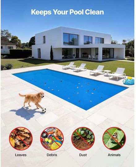 Vevor Solar Pool Cover 1097x488cm 1pcs