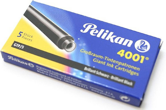 Pelikan 4001 Ανταλλακτικό Μελάνι για Πένα Μαύρο