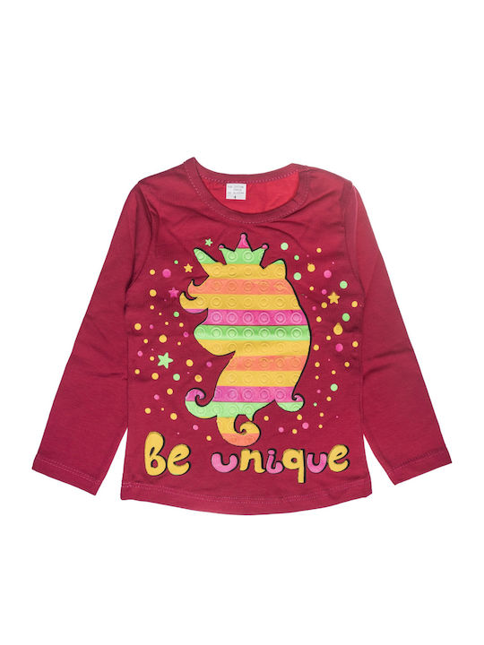 Kids' Shirt Long Sleeve Red