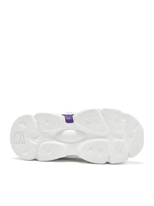 Παιδικά Sneakers με Σκρατς Λευκά