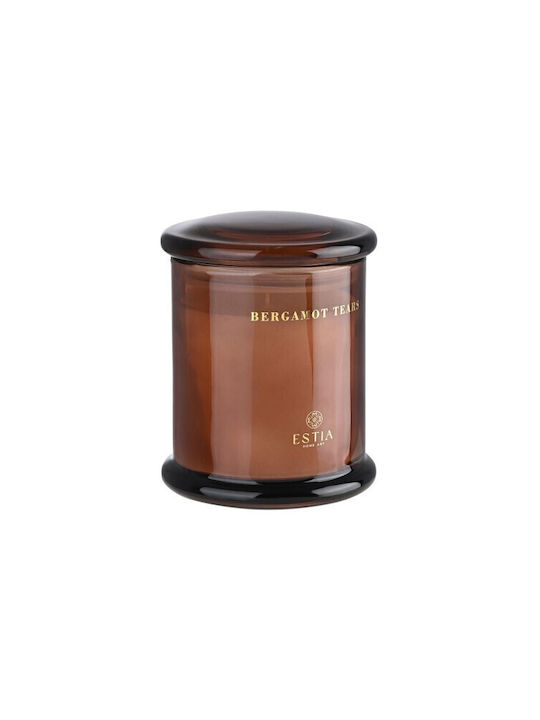 Estia Aromatic Candle in Jar with Bergamot Tears Perfume 227gr