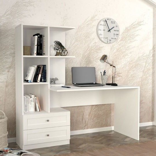 Γραφείο Mantra με Βιβλιοθήκη 150x60x152εκ.