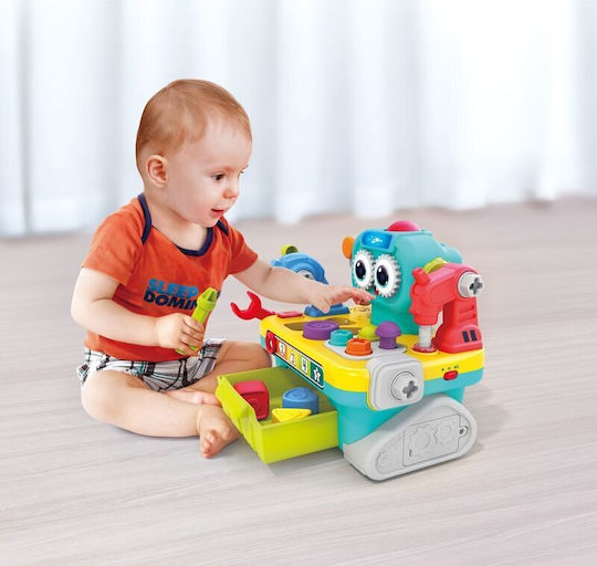 Hola Toys Hammer Toy Workbench with Music, Light, and Sounds