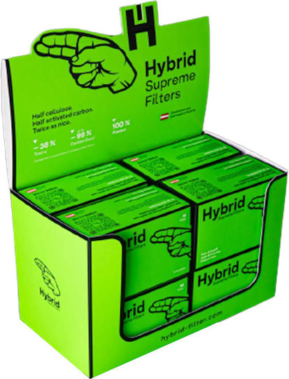 Hybrid Filters Филтърни Накрайници Активен въглен 6.4мм 55x8бр
