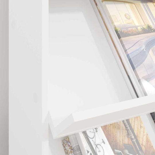 vidaXL Zeitschriftenständer Weiß 70x41x96cm 1Stück
