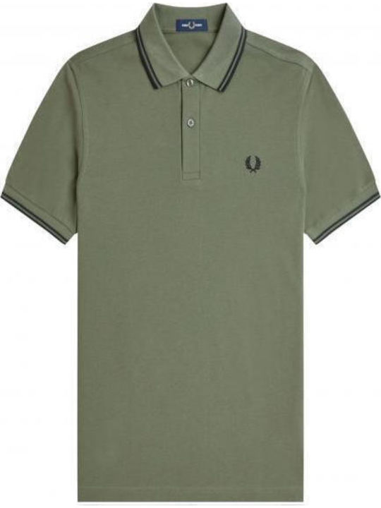 Polo Kurzarm Grüne Bluse