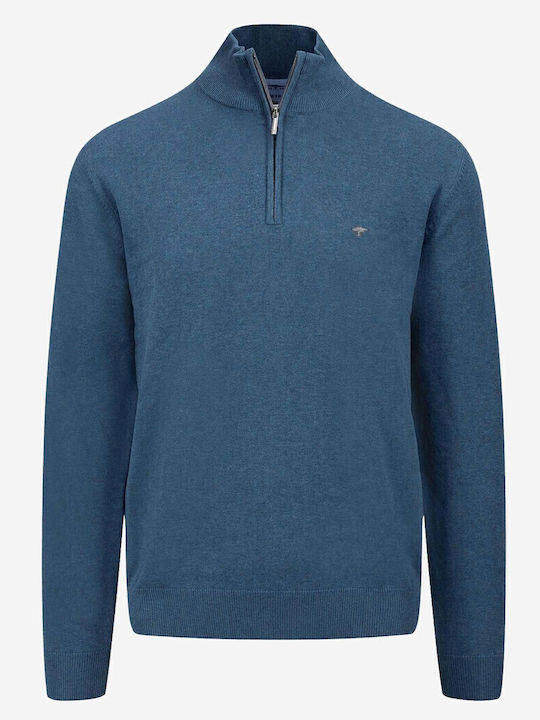 Troyer Long Sleeve Sweater Azure