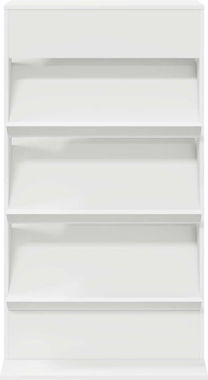 vidaXL Zeitschriftenständer Weiß 70x41x126cm 1Stück