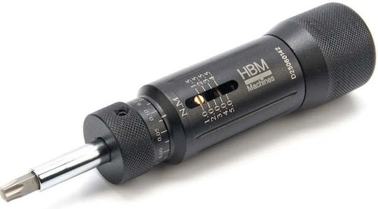 HBM Machines Niveluri Cheie dinamometrică Caroiaj 1/4" Cuplu 1-5 Nm cu Lungimea 15buc