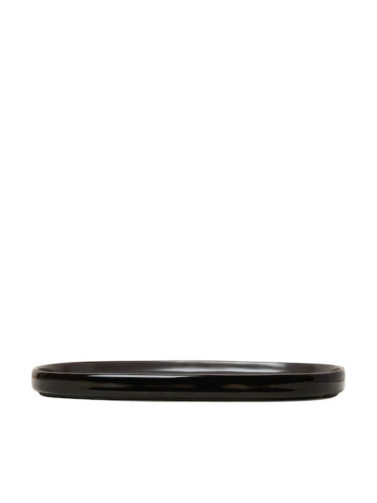 GTSA Midnight Teller Untiefe aus Porzellan Schwarz mit Durchmesser 27cm