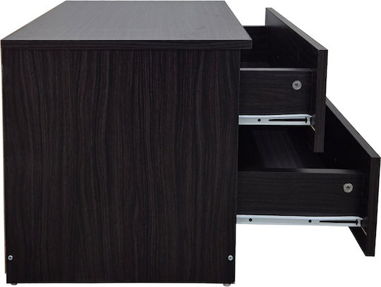 Nachttisch Athos Metall Braun 48x40x41.5cm