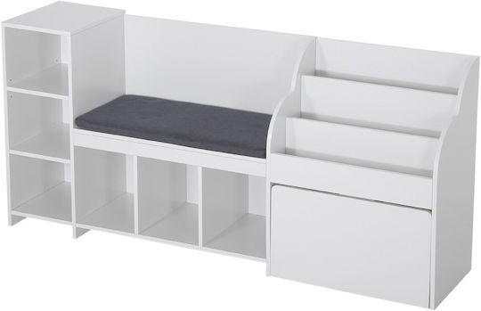 Vevor Toy Storage System made of Wood White 40x40x80cm 1pcs