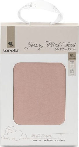 Lorelli Детски Чаршафи с Ластик Розови 60x120см