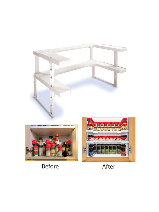 Factory Plastic Cupboard Shelf 18.5cm
