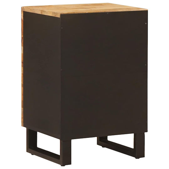 vidaXL Badezimmerschrank B38xT33.5xH58cm Braun