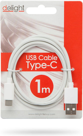 Data Cable Usb Type-c White 1 M
