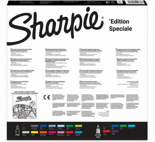 Sharpie Special Edition Turtle Маркери за рисуване 0.9мм Комплект 14бр