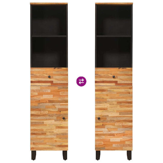 vidaXL Coloană de Baie de Pardoseală M38xA33xÎ160cm Stejar