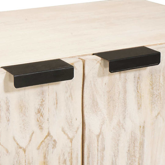 vidaXL Büroaufbewahrungsschublade aus Weißem Holz 60x33,5x75cm