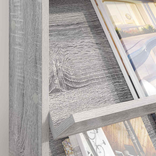 vidaXL Zeitschriftenständer Gray 70x41x96cm 1Stück