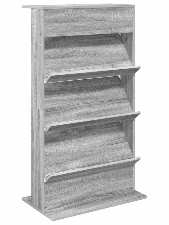 vidaXL Zeitschriftenständer Gray 70x41x126cm 1Stück