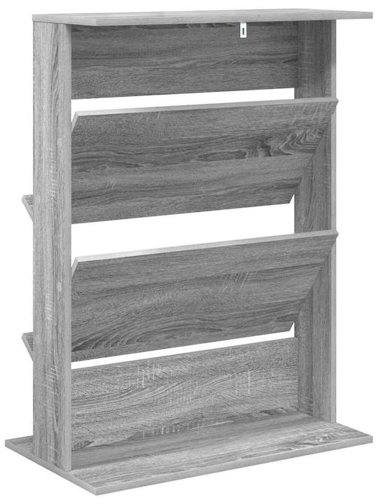 vidaXL Suport Reviste Gri 70x41x96buc 1buc