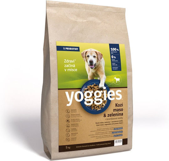 Dry Dog Food Goat Meat Vegetables Probiotics Single Protein Cold Pressed Yoggies Mini 5 Kg
