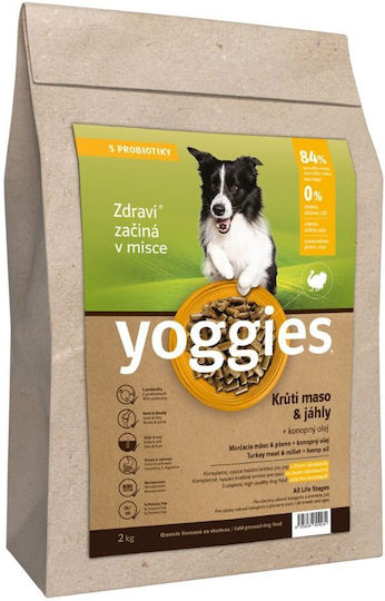 Dry Dog Food Turkey Millet & Probiotics Single Protein Cold Pressed Yoggies Normal 15 Kg