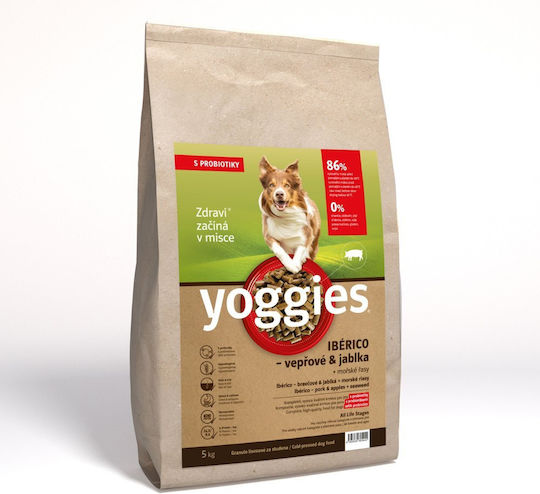 Dry Dog Food Iberico Pork Apples & Probiotics Cold Pressed Yoggies Normal 2 Kg