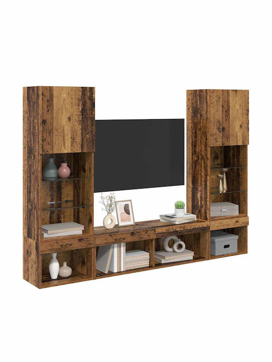 Wohnzimmer TV-Einheit Coffee mit Beleuchtung L40.5xB30xH102cm