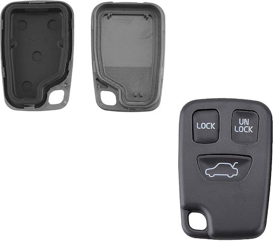 Husă Cheie Auto 3 Butoane Volvo S40 V40 S70 C70 V70 XC70 XC90 S60 S80 S90 V70 V90