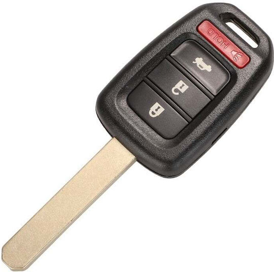 Autoschlüssel Schutzhülle Kompatibilität Honda Accord Civic CR-V Pilot Fit 4 Tasten