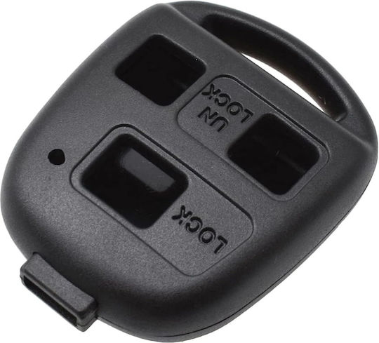 Husă Pentru Chei Auto 3 Butoane Compatibilă Toyota Yaris Corolla Rav4 Avensis Lexus Rx Gs Is