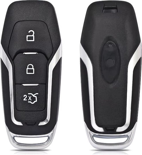 Husă Pentru Chei Auto Compatibilă Ford Mondeo Mustang Focus Fusion S-max Galaxy Explorer 3 Butoane Lamă Hu101