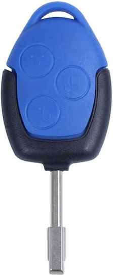 Car Key Case Ford 3 Buttons Compatible Transit Transit Connect Tourneo Mondeo