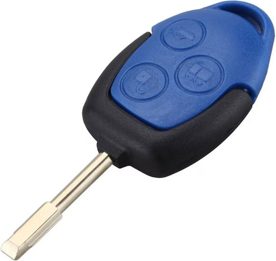 Car Key Case Ford 3 Buttons Compatible Transit Transit Connect Tourneo Mondeo
