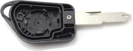 Car Key Case 2 Buttons Battery Holder Peugeot Compatible 206 207 307 407