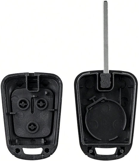 Husă Pentru Chei Auto 2 Butoane Opel Astra J Insignia A Corsa E Mokka Zafira C Meriva B Adam Ampera Cascada Hu101 Blade