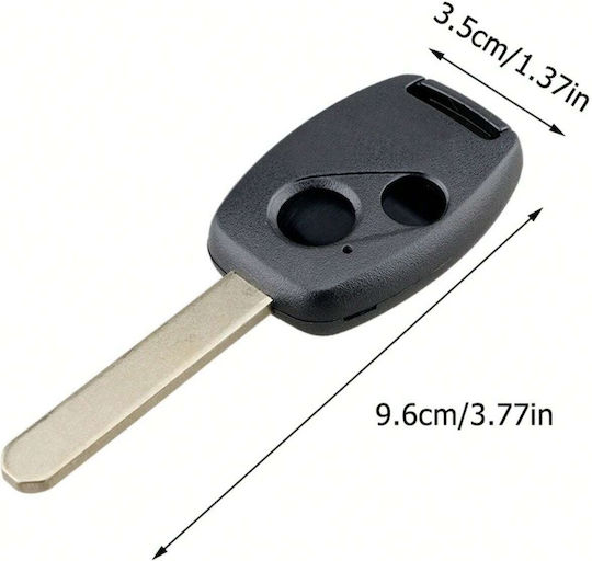 Husă Pentru Cheie Auto Flip 2 Butoane Șanț Cip – Compatibil Honda Civic Accord