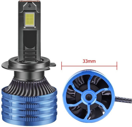 Lămpi Autoturismului H7 Canbus LED 6500K Alb rece 12-24V / 36V 100W 2buc