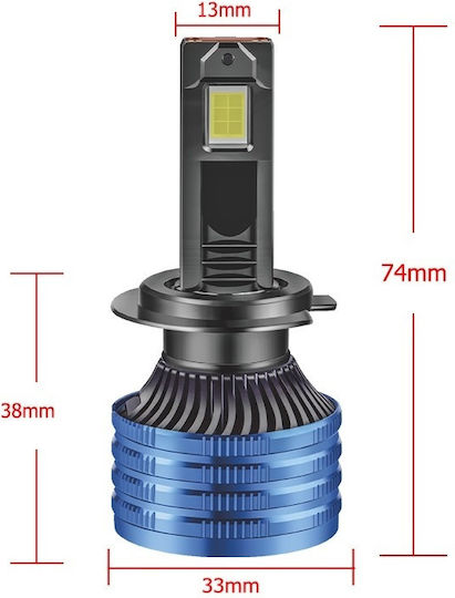 Lămpi Autoturismului H7 Canbus LED 6500K Alb rece 12-24V / 36V 100W 2buc