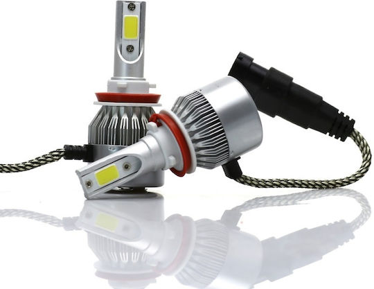 Lămpi Autoturismului H11 / H8 / H9 LED 6500K Alb rece 12-24V / 32V 36W 2buc
