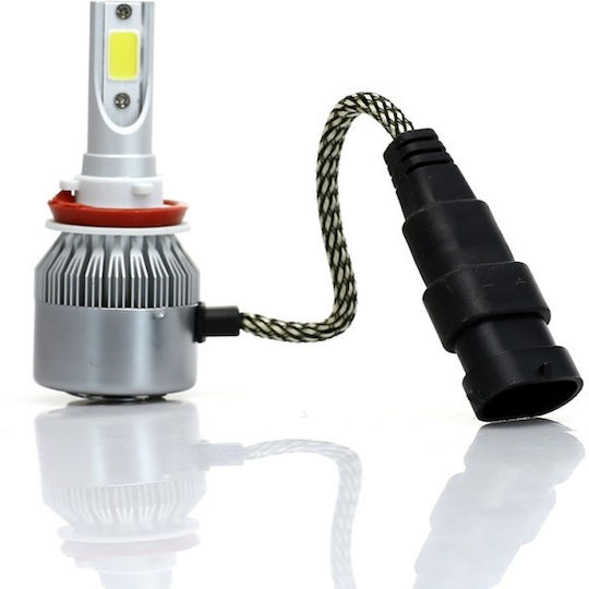 Lămpi Autoturismului H11 / H8 / H9 LED 6500K Alb rece 12-24V / 32V 36W 2buc