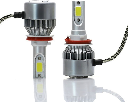 Lămpi Autoturismului H11 / H8 / H9 LED 6500K Alb rece 12-24V / 32V 36W 2buc