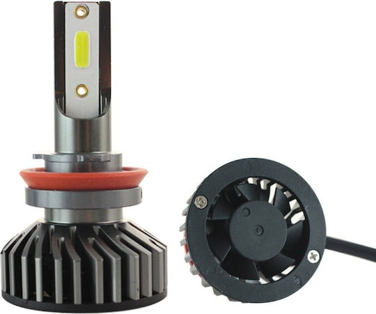 Lămpi Autoturismului H11 / H8 / H9 Canbus LED 6500K Alb rece 12-24V / 36V 36W 2buc