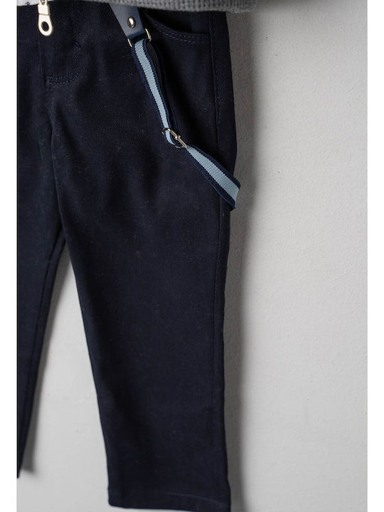 Kinder-Set mit Hose Winter 5Stück Blue